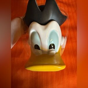 Disney Pirates of the Caribbean Scrooge McDuck Sculpted Mug with Lid Coffee Mug